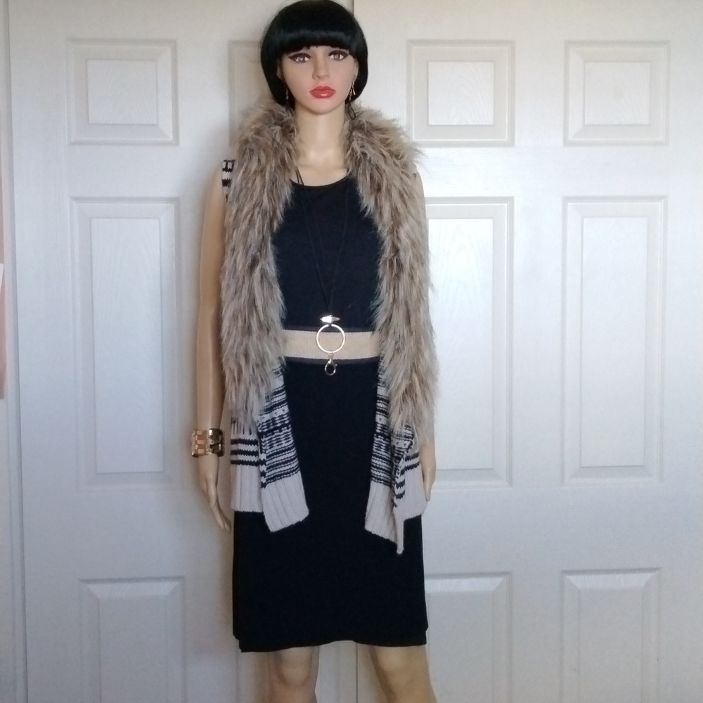 BB Dakota Jase Pattern Knit Vest